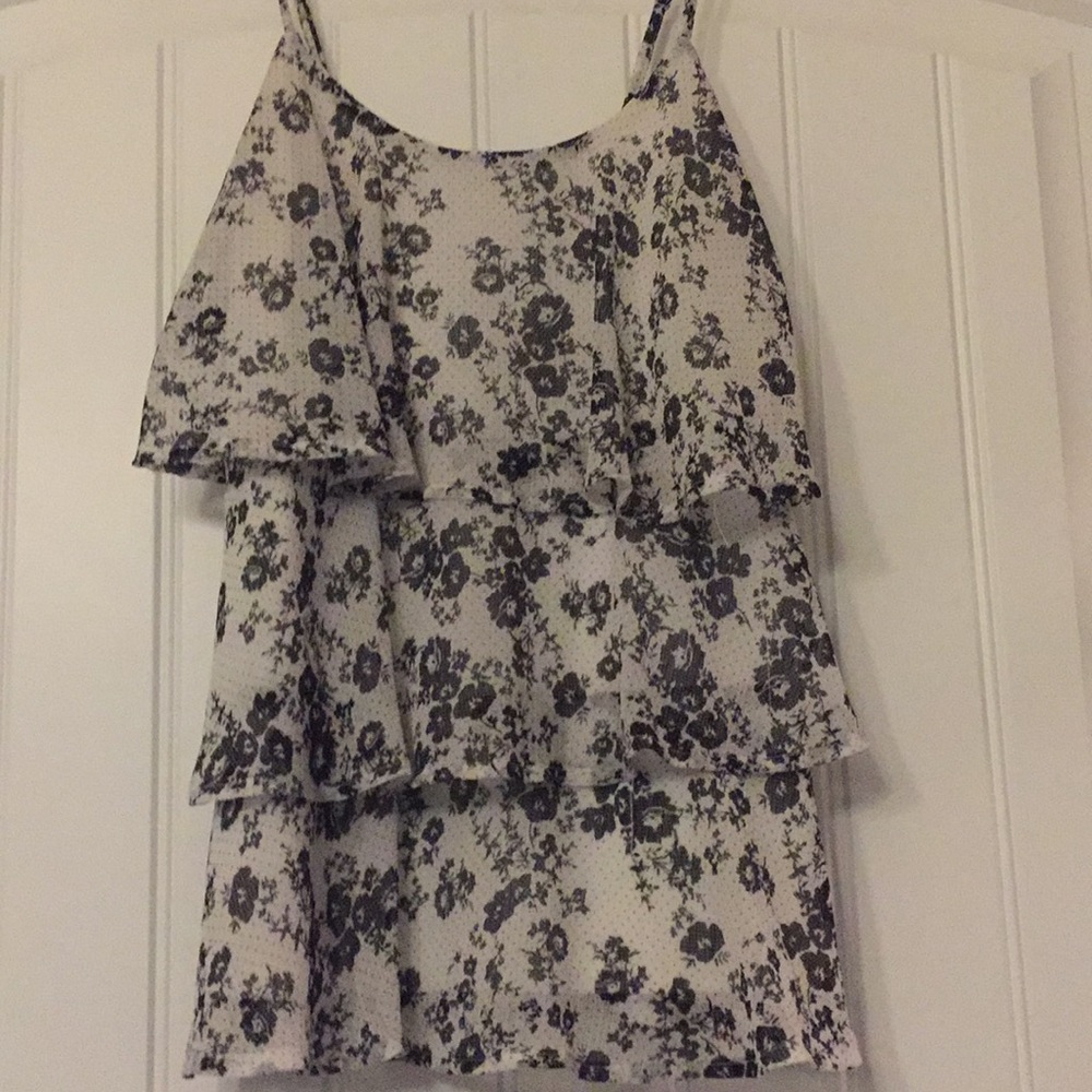 Tank top layered shirt